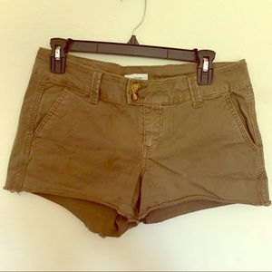 BKE Olive Green “Trey” Shorts